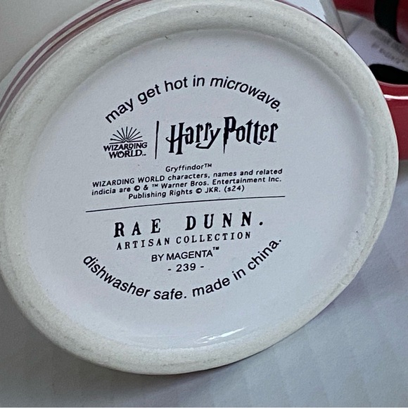 Harry Potter Gryffindor Mug New Rae Dunn NWT Coffee Tea Shield Ceramic Gift - Picture 5 of 15